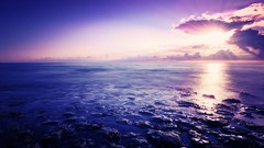Landscapes sunset clouds ocean waterscapes photo filters