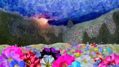 Landscapes sunset Flowers artwork motivational posters 