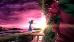 Landscapes sunset Flowers nature clouds wings Fairies dress 