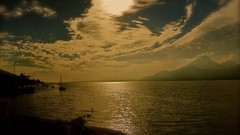 Landscapes sunset Flowers nature Mountains ocean Aircraft ice 