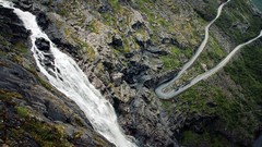 Landscapes sunset Flowers nature Mountains ocean Aircraft ice 