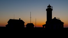 Landscapes sunset fog nature grass Mountains ocean light Green 