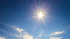 Landscapes sunset fog nature Green cloud sunlight HDR 