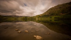 Landscapes sunset fog nature Trees Mountains ocean Green cloud 