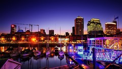 Landscapes sunset fog nature Trees Mountains ocean Green cloud 