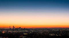 Landscapes sunset fog nature Trees Mountains ocean Green cloud 
