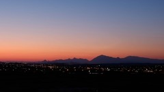 Landscapes sunset fog nature Trees Mountains ocean Green cloud 