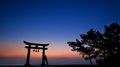 Landscapes sunset Japan