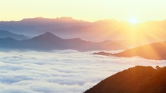 Landscapes sunset Japan