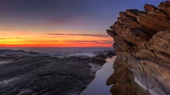 Landscapes sunset Mountains