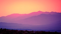 Landscapes sunset Mountains California Death Valley