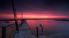 Landscapes sunset nature