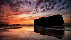 Landscapes sunset nature