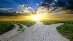 Landscapes sunset nature