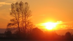 Landscapes sunset nature