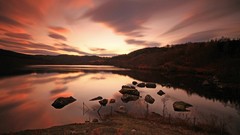 Landscapes sunset nature