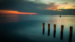 Landscapes sunset nature