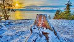 Landscapes sunset nature