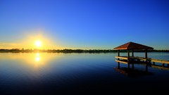 Landscapes sunset nature