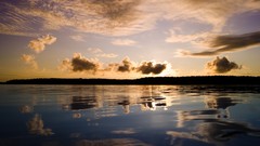 Landscapes sunset nature