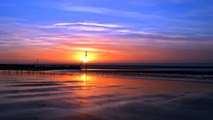 Landscapes sunset nature Beaches