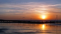 Landscapes sunset nature Beaches