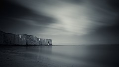 Landscapes sunset nature black Mountains ocean sunlight skies