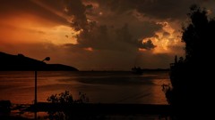 Landscapes sunset nature brown