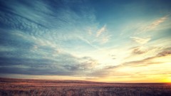Landscapes sunset nature clouds Colorado USA fields skies HDR 