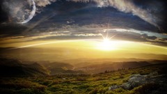 Landscapes sunset nature dreamy