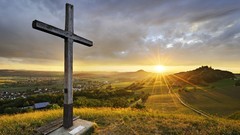 Landscapes sunset nature germany