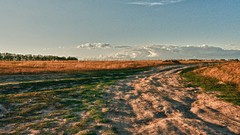 Landscapes sunset nature land skyscapes