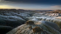 Landscapes sunset nature Mountains