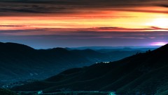 Landscapes sunset nature Mountains California roads Napa Valley