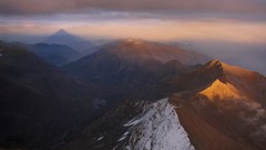 Landscapes sunset nature Mountains Italy national geographic