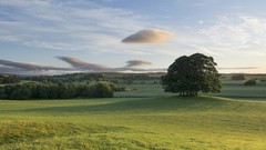 Landscapes sunset nature Mountains ocean cloud travel skies HDR 