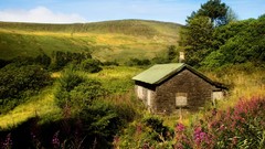 Landscapes sunset nature Mountains ocean cloud travel skies HDR 