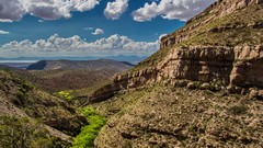 Landscapes sunset nature Mountains ocean cloud travel skies HDR 