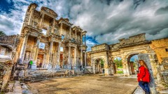 Landscapes sunset nature Mountains ocean cloud travel skies HDR 