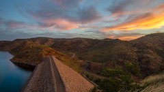 Landscapes sunset nature Mountains ocean cloud travel skies HDR 