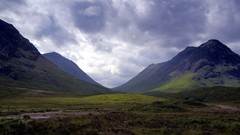 Landscapes sunset nature Mountains ocean cloud travel skies HDR 