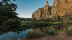 Landscapes sunset nature Mountains ocean cloud travel skies HDR 