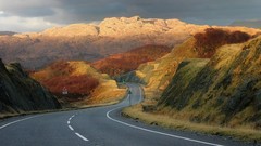 Landscapes sunset nature Mountains Scotland
