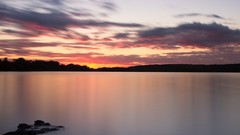 Landscapes sunset nature night