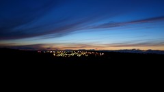 Landscapes sunset nature night clouds Scotland bokeh fields 