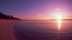 Landscapes sunset nature ocean Beaches