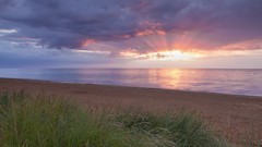 Landscapes sunset nature ocean evening United Kingdom
