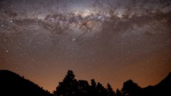 Landscapes sunset nature Stars sunlight skies