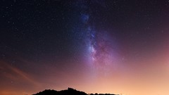 Landscapes sunset nature Stars sunlight skies