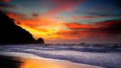 Landscapes sunset nature summer sky